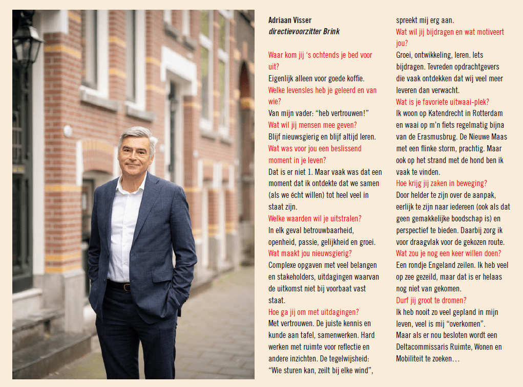 'Vanaf 2025 nieuw perspectief voor de woningmarkt' Brink